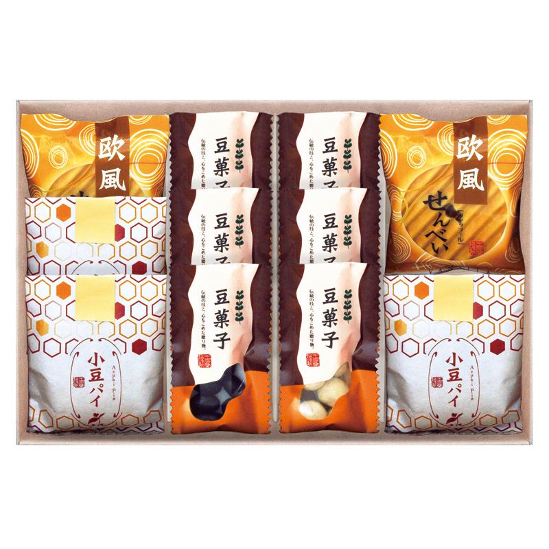 小豆パイ・欧風せんべい和菓子詰合せ (DW-25R)