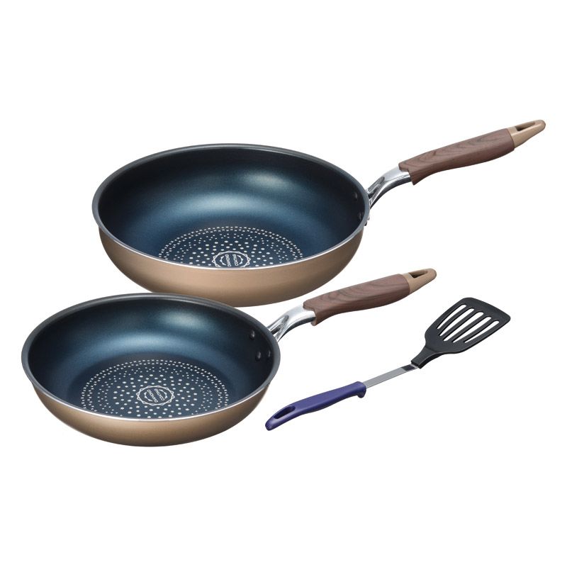 ブラナーノII IH対応フライパン26cm&いため鍋28cm(ターナー付) (MB-2396)