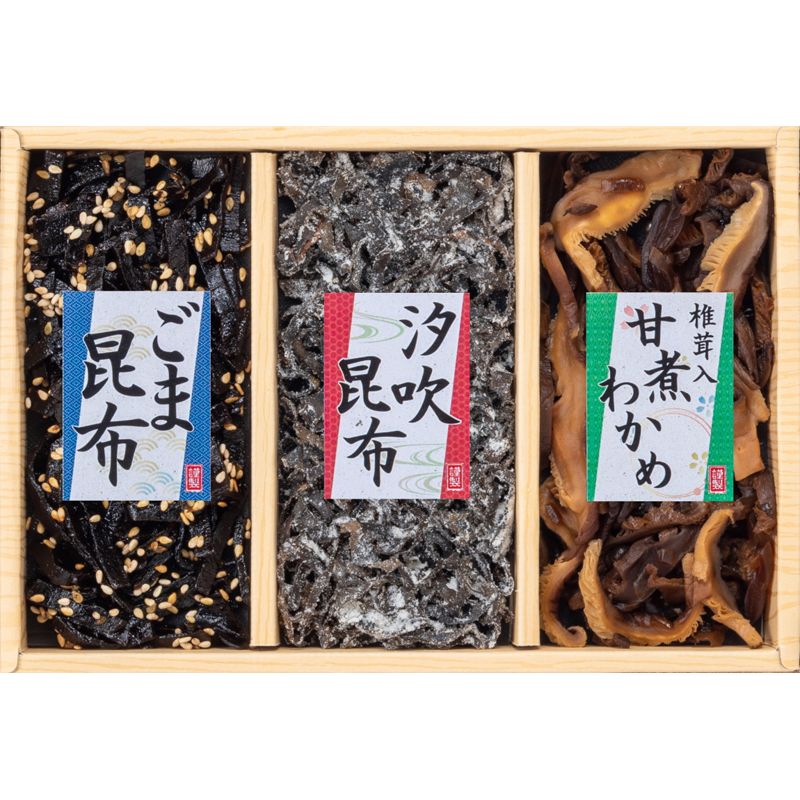 廣川昆布 風味彩々 佃煮3品詰合せ (209-20) [キャンセル・変更・返品不可]