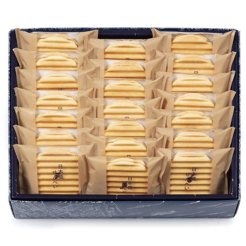 日本橋屋長兵衛 日本橋せんべい21枚入 (NNS-40) [キャンセル・変更・返品不可]のサムネイル