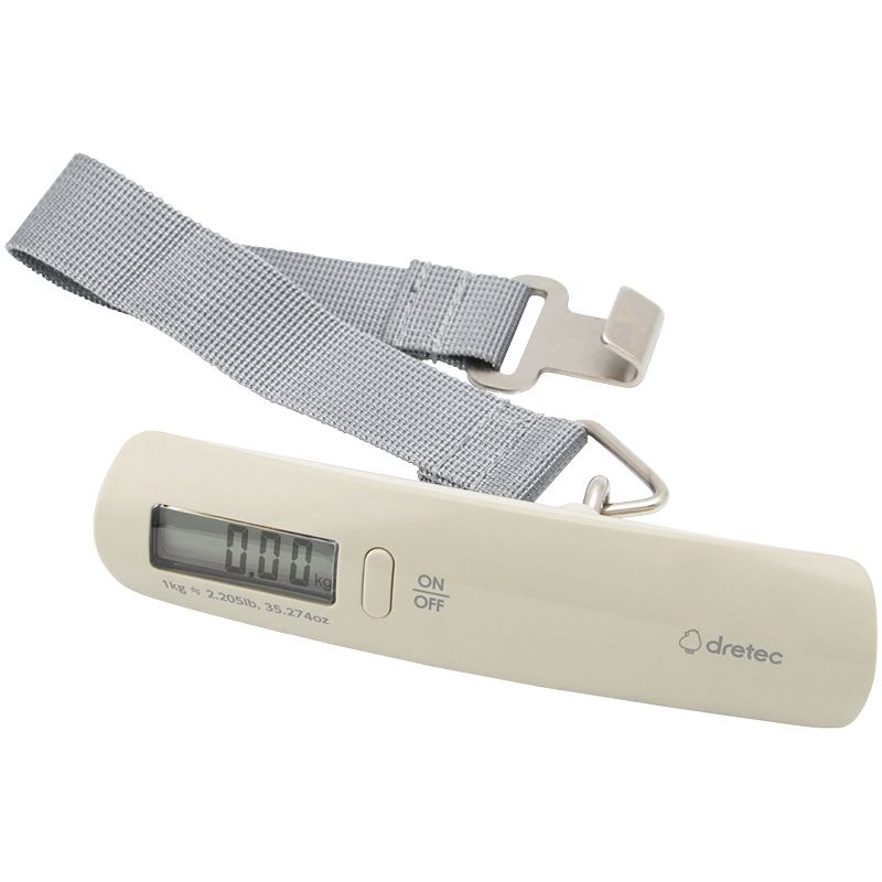 ドリテック ラゲッジスケール ベージュ (LS-107BE)