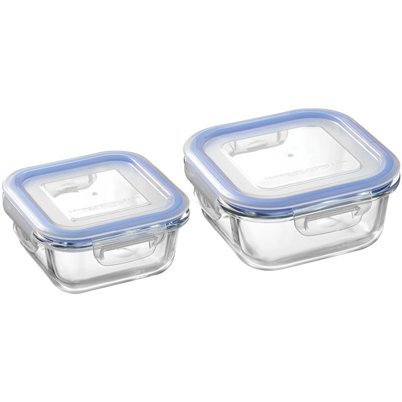 レッシュ 耐熱ガラス容器2Pセット (ME-7395)