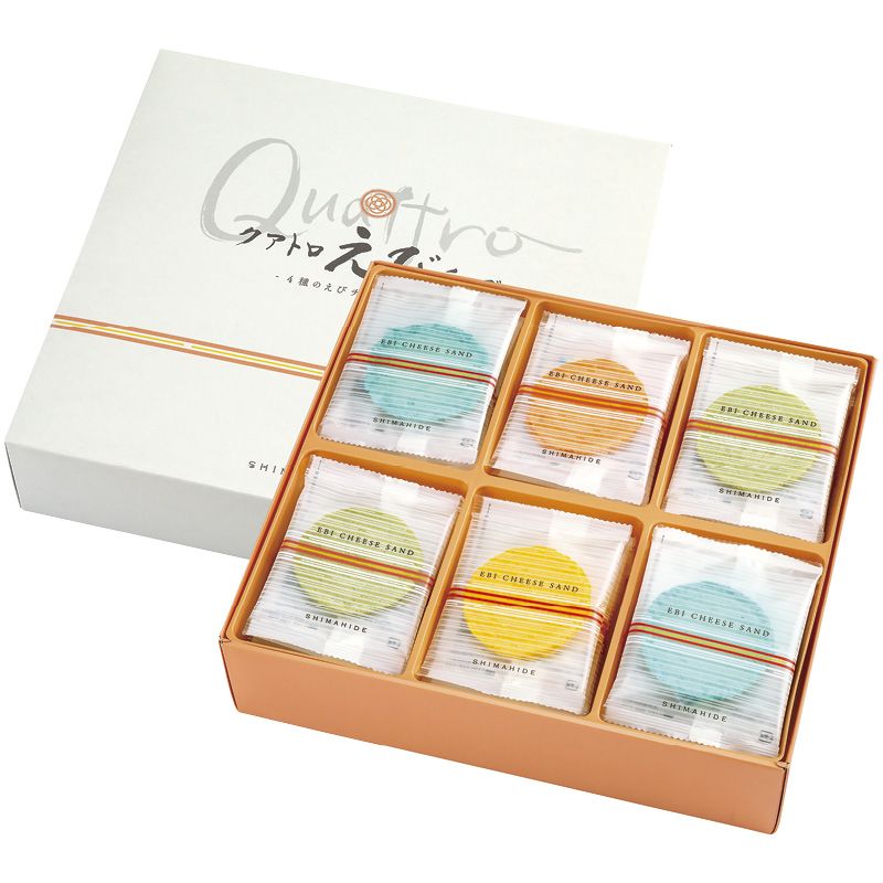 海老菓子本舗 志ま秀 クアトロえびチーズ (QU-50)