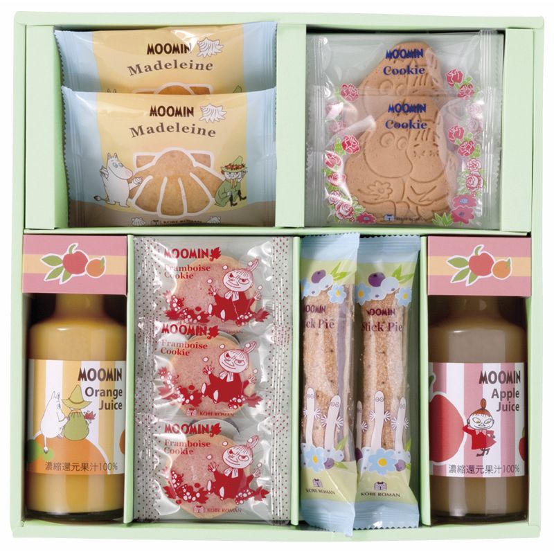 ムーミン ジュース&スイーツセット (MS-20)
