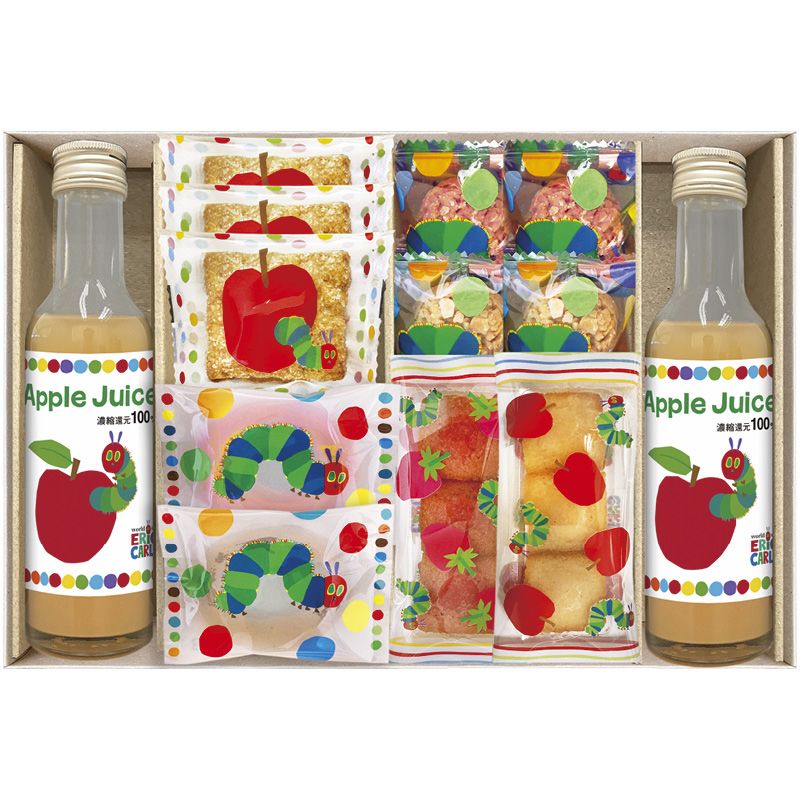 はらぺこあおむし アップルジュース&しっとりドーナツ スイーツセット (SNZ-302)(4)