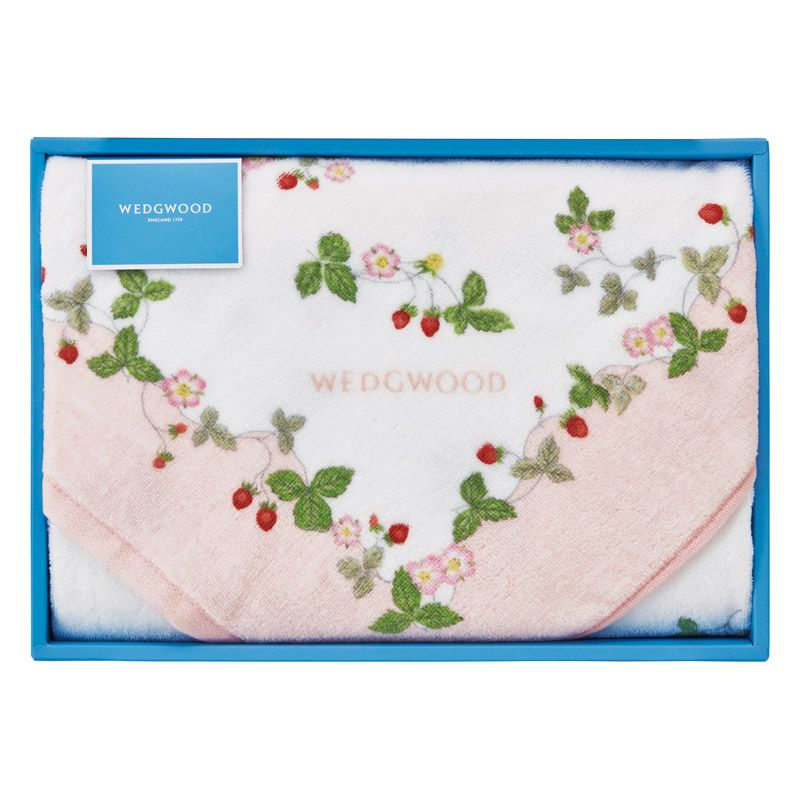 ウェッジウッド ワイルドストロベリー バスタオル ピンク (TT84305656P/G)