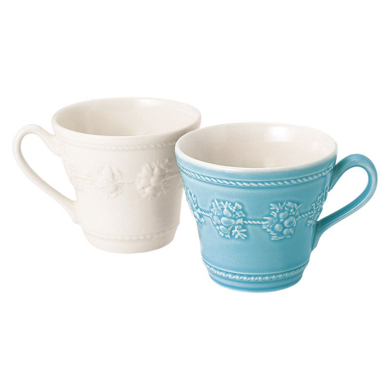 ウェッジウッド フェスティビティ マグペア (アイボリー・ブルー) (1054014)