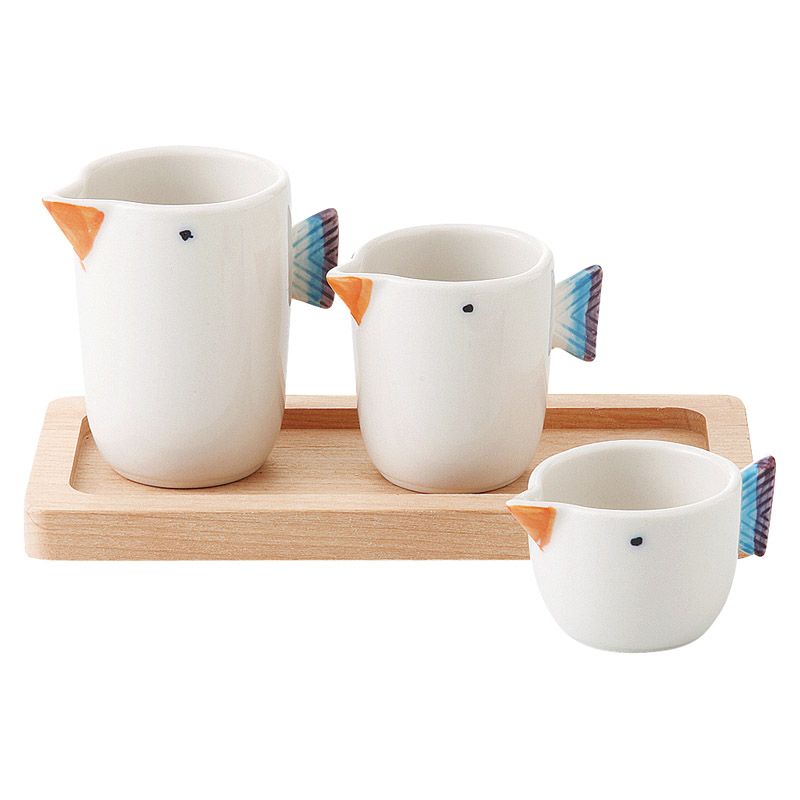 波佐見焼 tori 3点ミニポット (42926)