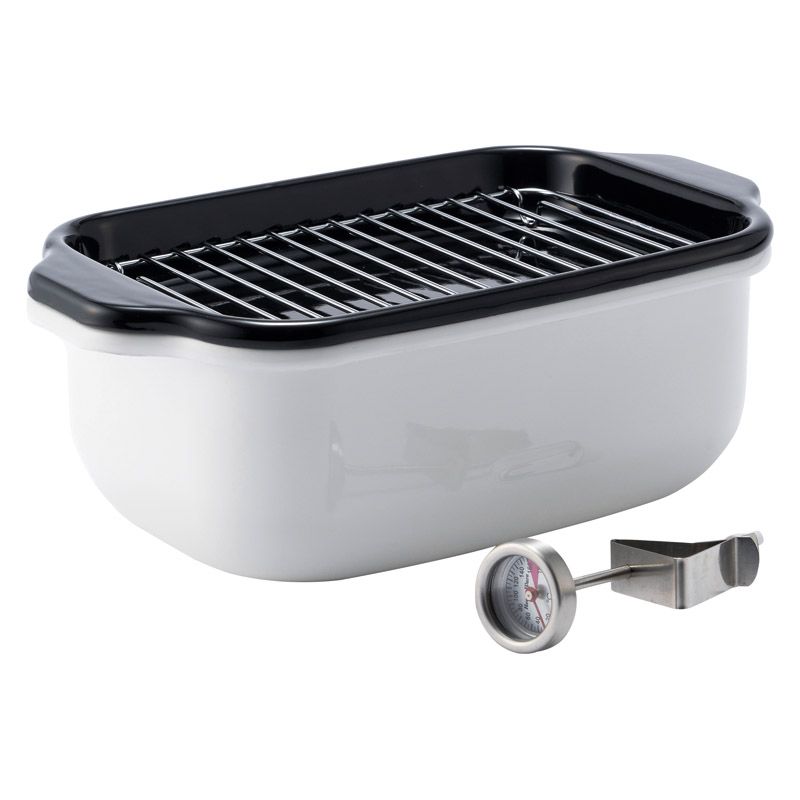 富士ホーロー 角型天ぷら鍋 (TP-20K.W)