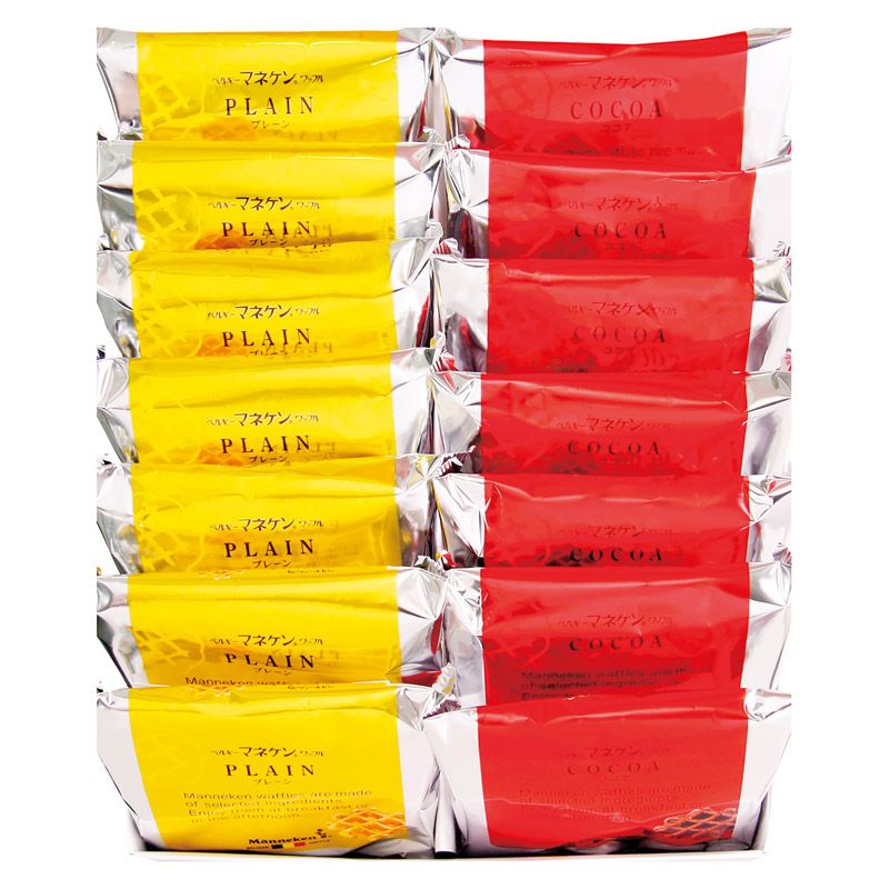 マネケン ワッフル詰合せ14個入り (14-PCG)