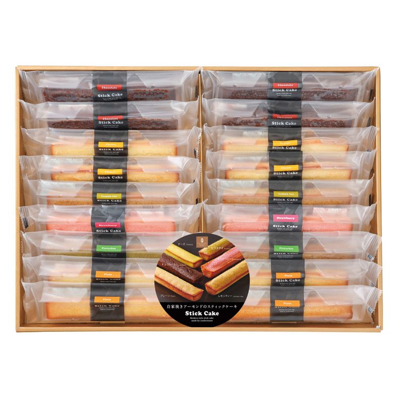 　ギフトサービスについてスティック型に焼き上げたスマートでカラフルなフィナンシェのアソートセットです。スティック型に焼き上げたスマートでカラフルなフィナンシェのアソートセットです。■メーカー:井桁堂■商品名:スティックケーキギフト 18個入...