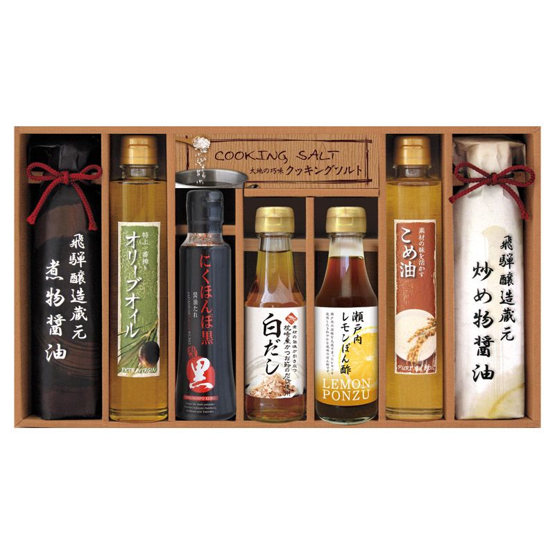美食ファクトリー 厳選こだわり調味料ギフト (NIH-50S)