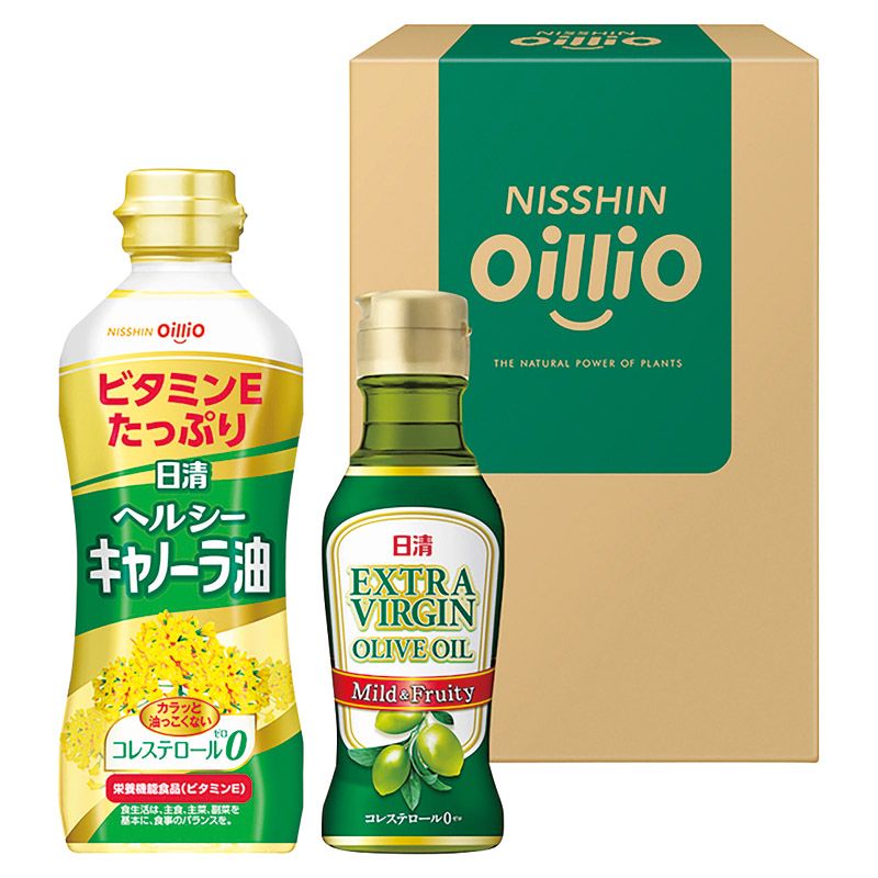 日清オイリオ ヘルシーオイル&エキストラバージンオリーブオイルギフト (TOV-10)
