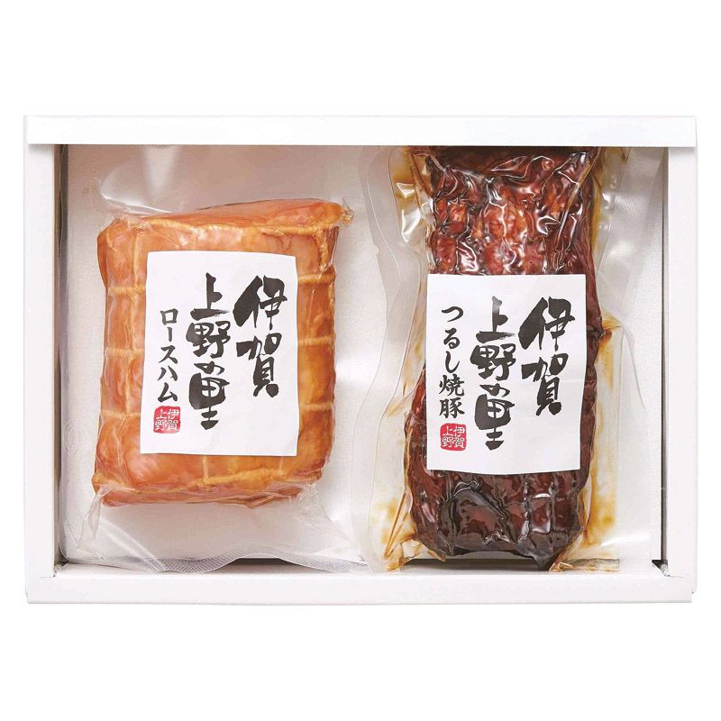 Set, Assortment - 伊賀上野の里 つるし焼豚&ロースハムセット (SAG-35N)