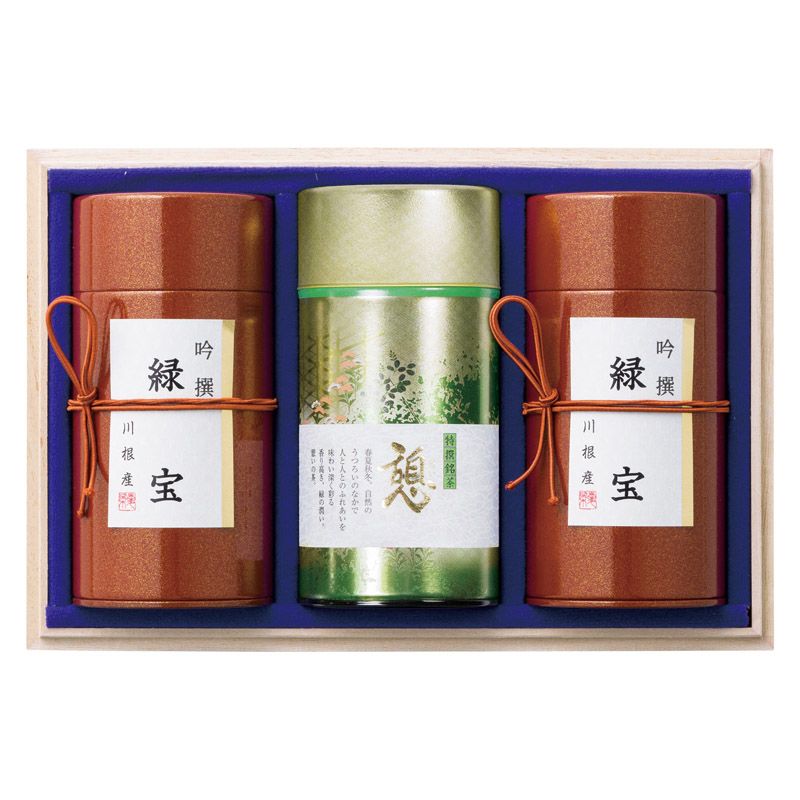 　ギフトサービスについて静岡県産茶葉を茶師厳選した深みある匠の味。伝統の味にこだわり続けるお茶屋の逸品をお楽しみください。■商品名:静岡茶 茶師こだわりの銘茶詰合せ(木箱入)■セット内容:静岡煎茶(緑宝)(110g)×2、静岡玉露(憩)(110g)×1■箱サイズ:19×28.3×9.3cm■賞味期限:常温1年■品番:CS-150■のし:半紙■JANコード:4524799035273■本体重量:1.1kg商品特徴一覧熨斗・ラッピング無料対応、【返礼ギフト[響(ひびき) 2026] → グルメ】、【水・ソフトドリンク → お茶・紅茶 → 茶葉・ティーバッグ → 日本茶】、[L1]、2026年、令和8年、ギフト、贈り物、内祝い、プレゼント、お返し、4524799035273、通信販売、通販、販売、買う、購入、お店、売っている、ショッピング熨斗・ラッピング無料対応【静岡茶 茶師こだわりの銘茶詰合せ(木箱入) (CS-150)】広告文責(有)イースクエアTEL:0120-532-772静岡県産茶葉を茶師厳選した深みある匠の味。伝統の味にこだわり続けるお茶屋の逸品をお楽しみください。■商品名:静岡茶 茶師こだわりの銘茶詰合せ(木箱入)■セット内容:静岡煎茶(緑宝)(110g)×2、静岡玉露(憩)(110g)×1■箱サイズ:19×28.3×9.3cm■賞味期限:常温1年■品番:CS-150■のし:半紙■JANコード:4524799035273■本体重量:1.1kg※お客さま都合による、ご注文後の[キャンセル][変更][返品][交換]はお受けできませんのでご注意下さいませ。※当店では、すべての商品で在庫を持っておりません。記載の納期を必ずご確認ください。※ご注文いただいた場合でもメーカーの[在庫切れ][欠品][廃盤]などの理由で、[記載の納期より発送が遅れる][発送できない]場合がございます。その際は、当店よりご連絡させていただきます。あらかじめご了承ください。※リニューアル等により パッケージ、仕様、セット内容 が変更になる場合がございます。予めご了承下さい。こちらの商品は【お取り寄せ(5〜7営業日以内に発送予定)】となります。あらかじめご了承くださいませ。