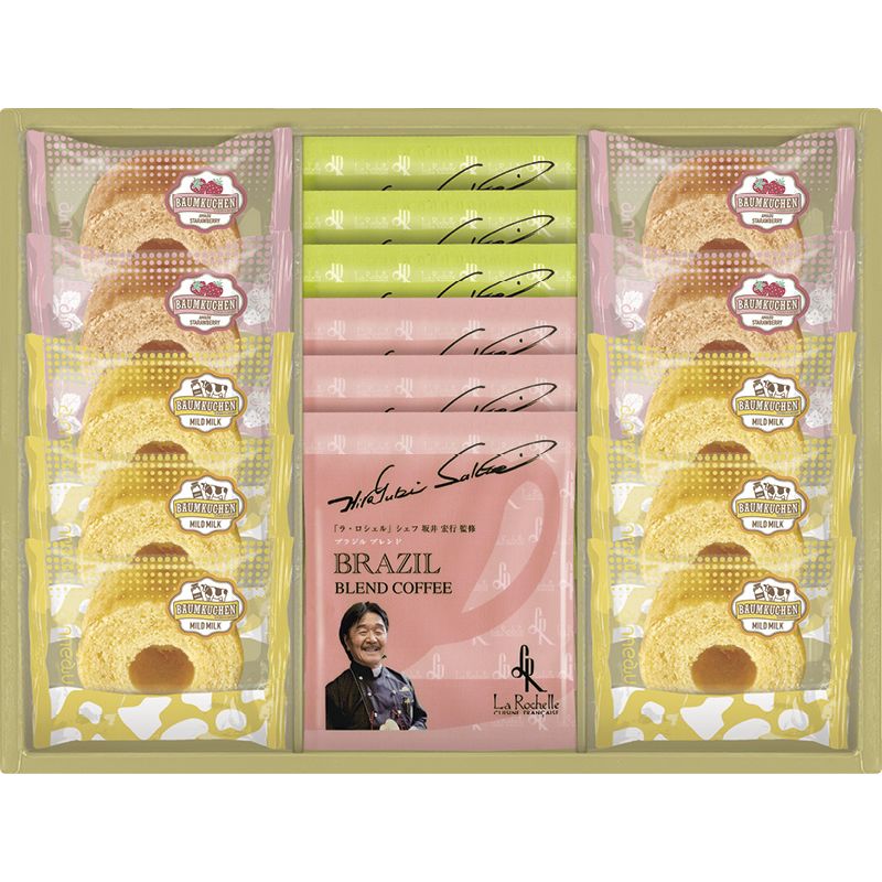 坂井宏行シェフ監修コーヒー&アノー バウムクーヘンギフト (BSC-DO)