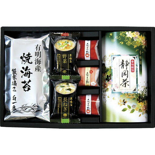 静岡茶・焼海苔・梅・味噌汁詰合せ (TNUM-DO) 静岡茶・焼海苔・梅・味噌汁詰合せ (TNUM-DO)