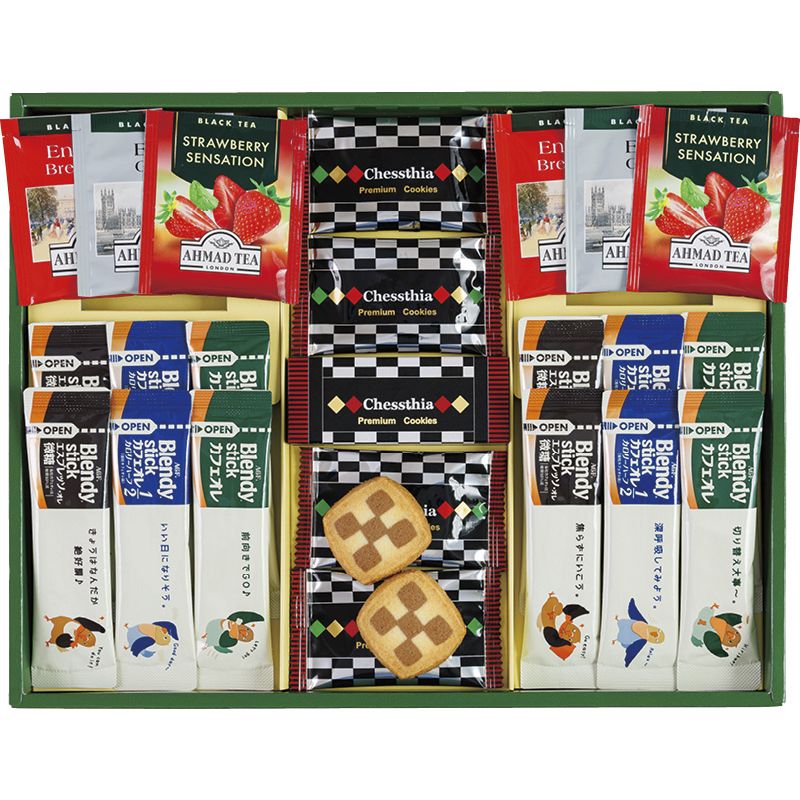 ブレイクタイム プレミアムギフト クッキー&コーヒー&紅茶 (CC-25)
