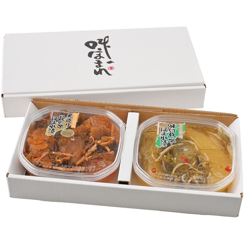 お歳暮 数の子松前漬(白・黒)セット (AH-HK)