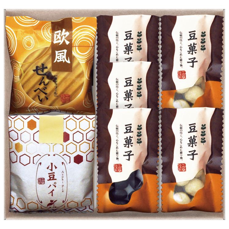 小豆パイ・欧風せんべい和菓子詰合せ (DW-15R)