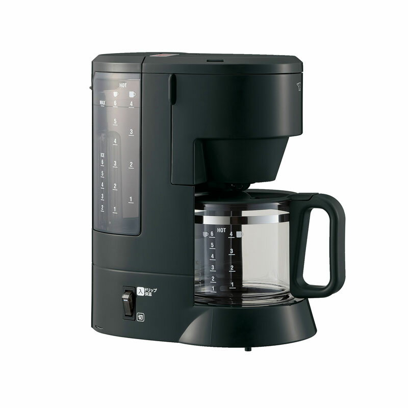 コーヒーメーカー ブラック (EC-MA60-BA) 単品 [キャンセル・変更・返品不可]