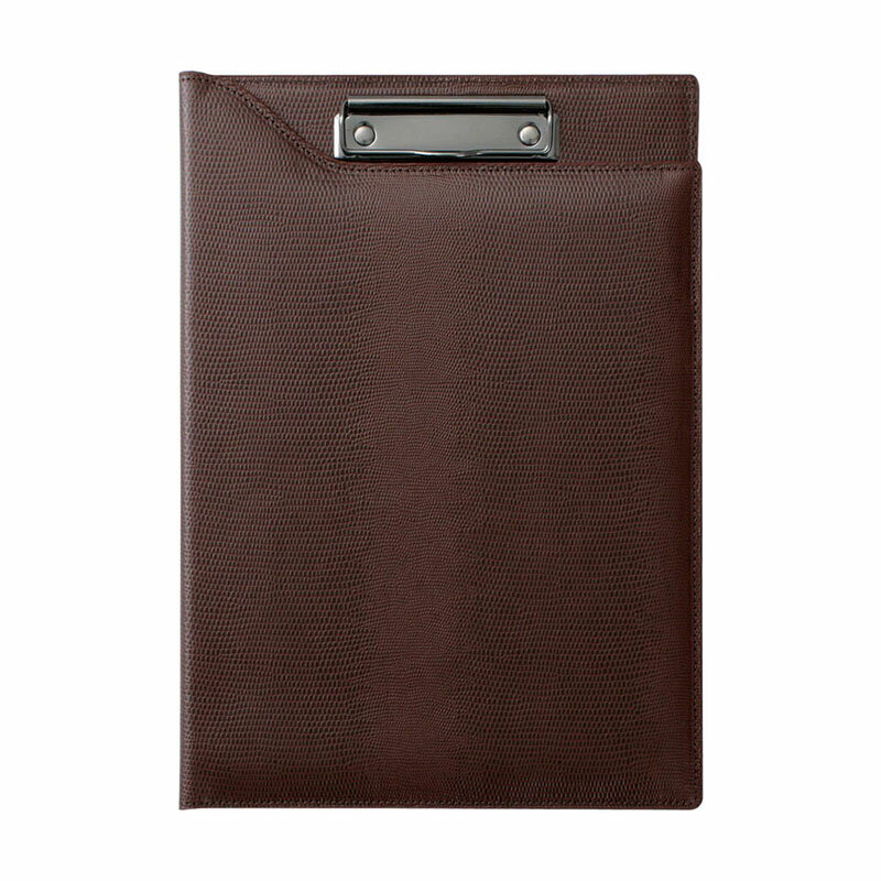 クリップファイルA4 ダークブラウン (ZVF290E) 単品 [キャンセル・変更・返品不可]