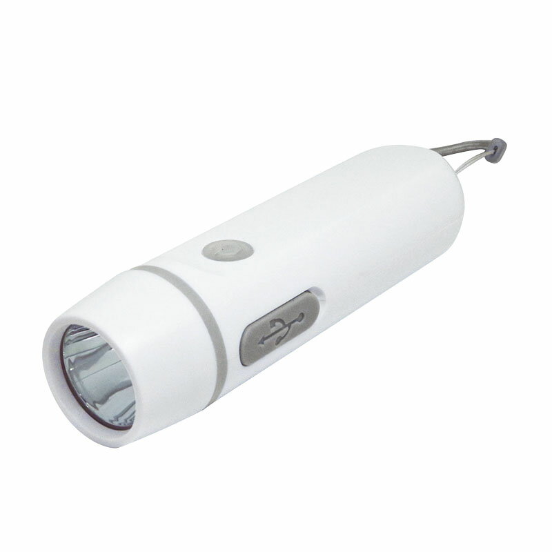 ダイナモ&USB充電ライト白 (ES035w) 単品 [キャンセル・変更・返品不可]