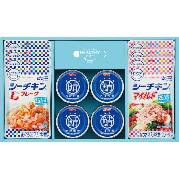 ヘルシーギフト forスマイル シーチキン&サバ缶セット (SS-30HS) [キャンセル・変更・返品不可]のサムネイル