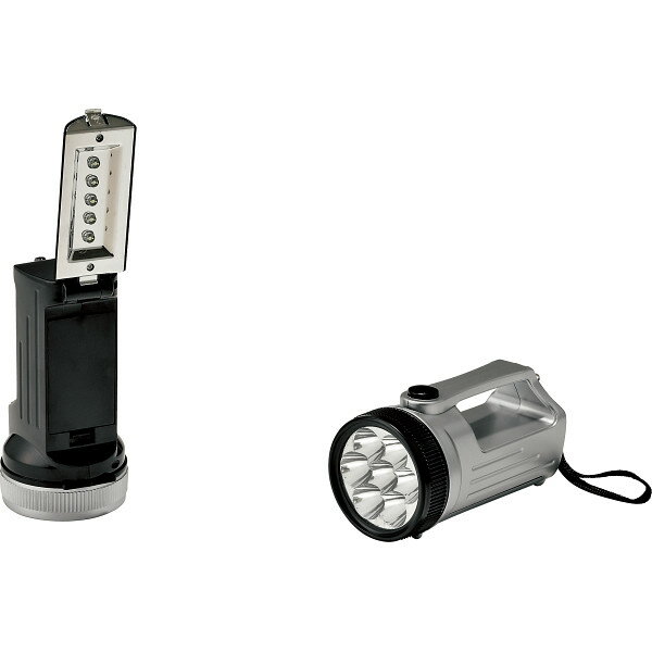 2WAYパワーライト シルバー・ブラック (PL-113S) ※単品/色指定不可 [キャンセル・変更・返品不可]