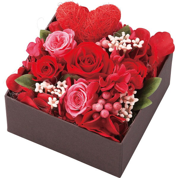 ボックスフラワーアレンジメント(ミッキー&ミニー) (2022DO-004SH) [キャンセル・変更・返品不可]