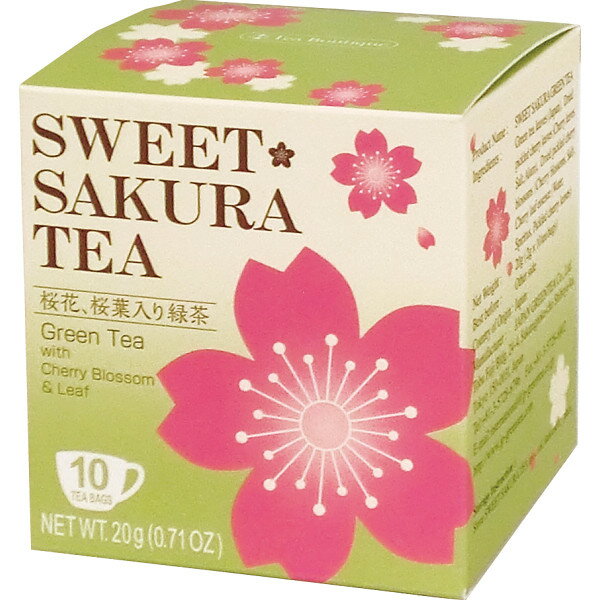 ティーブティック スイートサクラティー緑茶(10袋) (52022) [キャンセル・変更・返品不可]