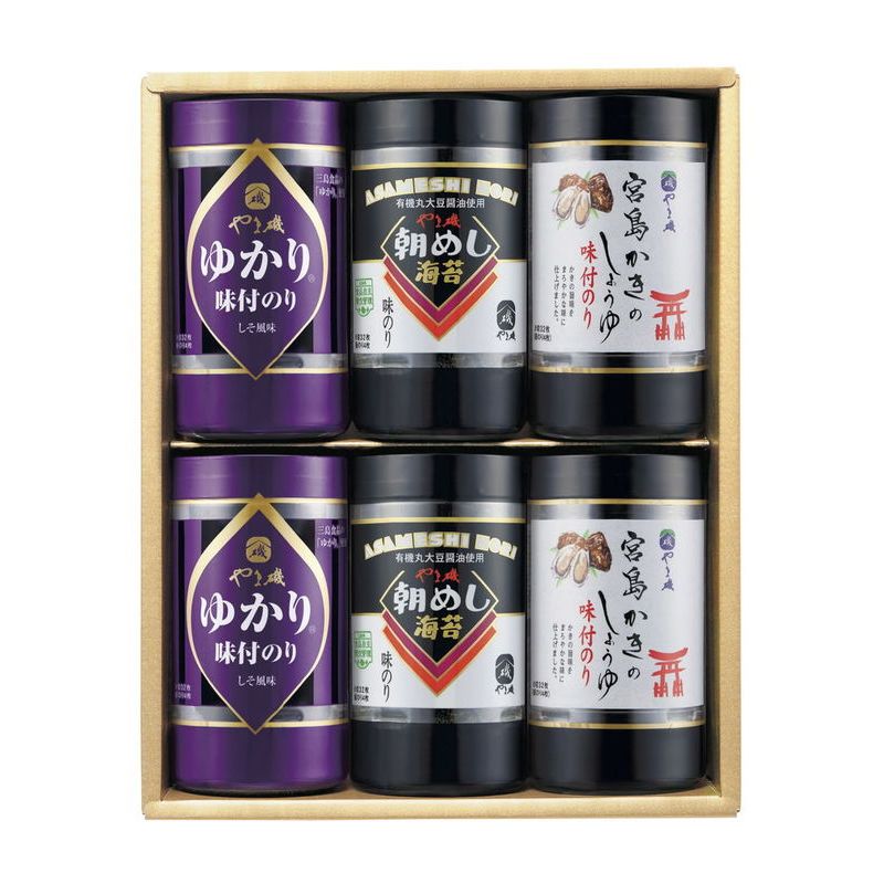 やま磯 味付海苔カップ詰合せ (VC-6KR) [キャンセル・変更・返品不可]