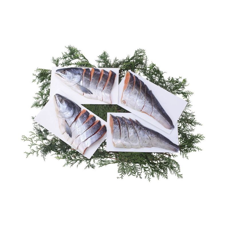 お歳暮 北海道産銀毛新巻鮭姿切身700g×2 (7102) [キャンセル・変更・返品不可][代引不可][同梱不可][ラッピング不可][海外発送不可]