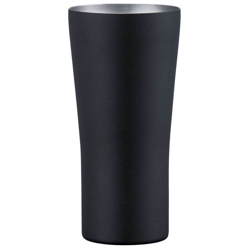 ピーコック ビアタンブラー420ml ブラック (ATD-42B)