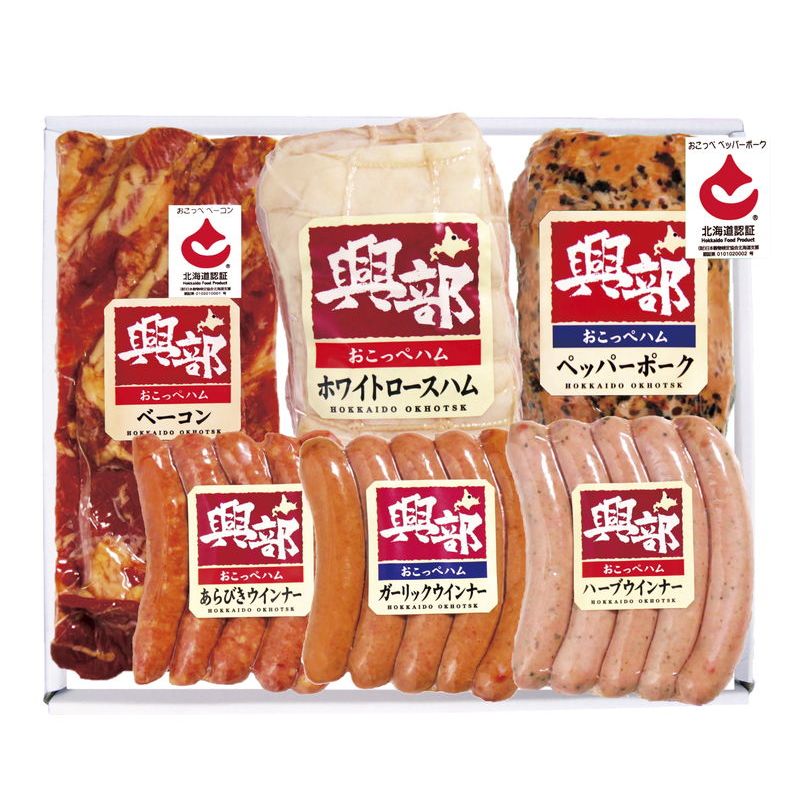 お歳暮 北海道 興部(おこっぺ)ハムギフト (OC-780)