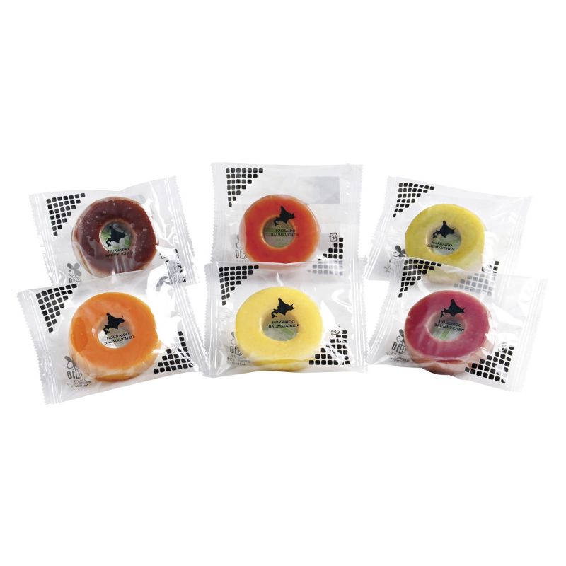 北海道カラフルバウム6個 (740046)