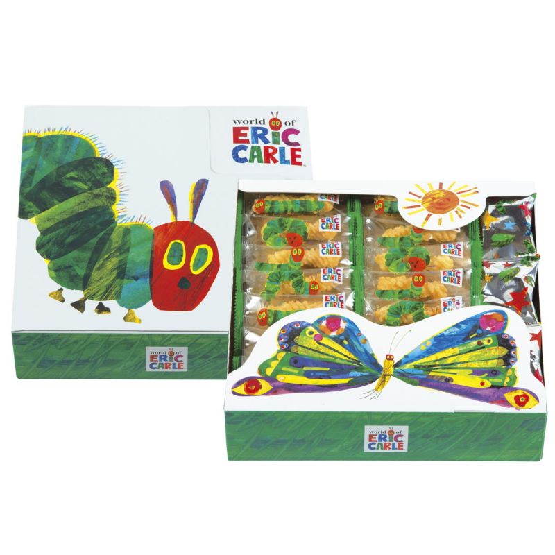 　ギフトサービスについて世界的ベストセラーの絵本「はらぺこあおむし」をモチーフにした、せんべいのギフトです。■商品名:おやつアソート■メーカー品番:HA-15S■温度帯:常温■賞味期間:120日間■商品内容:ひねり揚げ個包装110g、おかき...