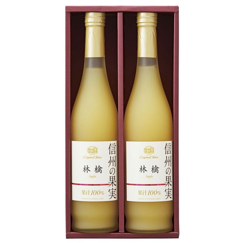 Soft Drinks - りんご村からのおくりもの 信州の果実 林檎ジュースセット (OJM-2R)