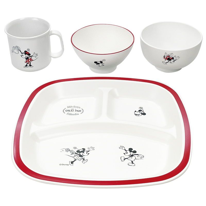 ディズニー D-MF30 子供食器4点セット ミニー (69149)