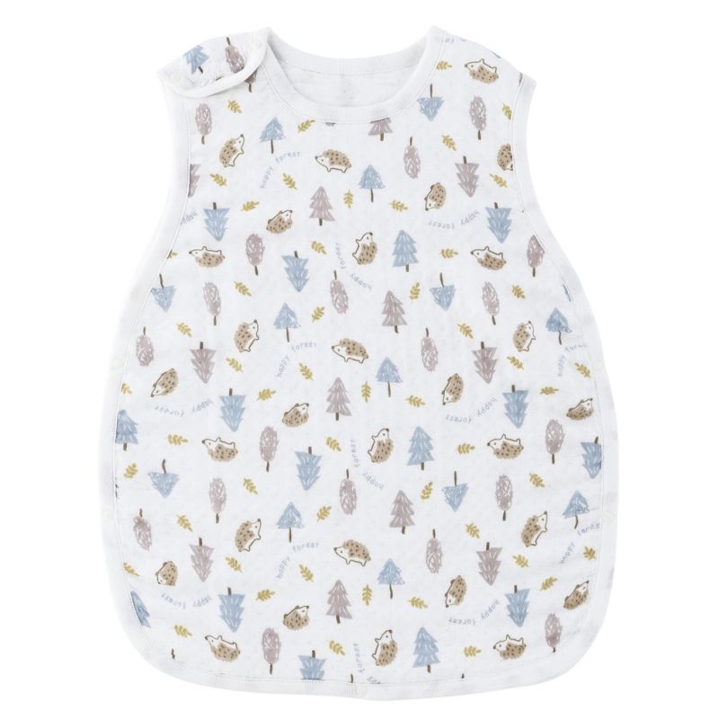 Air Mousse Baby アニマルプリント ベスト型スリーパー B(ハリネズミ) (AR7435)