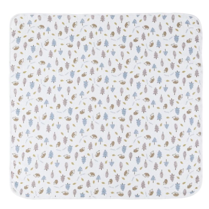 Air Mousse Baby アニマルプリント フード付おくるみ B(ハリネズミ) (AR7430)