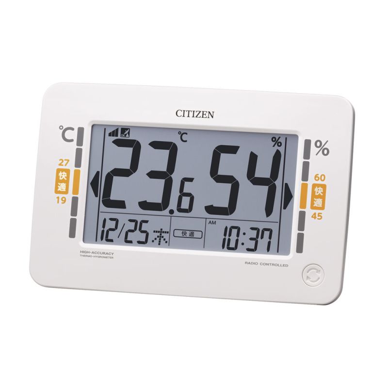 シチズン 電波高精度温度湿度計 (8RZ240-003)