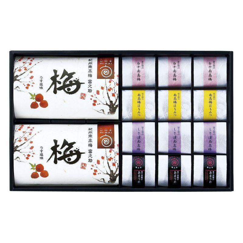 [お中元][お歳暮] 梅未来 紀州南高梅5種詰合せ (U-HAUSS-503)