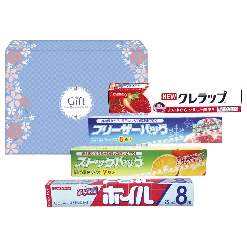 　ギフトサービスについて■商品名:バラエティキッチンセット■メーカー品番:ZK-10■商品内容:クレラップ(20cm×10m)・アルミホイル(25cm×8m)・フリーザーバッグM5枚・ストックバッグM7枚■箱サイズ:箱50×265×190mm■商品重量:360g■生産国:日本■JAN:4580422957954商品特徴一覧2026年 贈りもの・お返しものギフト、【食品&洗剤ギフト[フードパーク No.22] → 価格帯別アイテム → 食品 → 定価1、000円(税別)前後-食品】、【日用品雑貨・文房具・手芸 → 日用品・生活雑貨 → 洗剤・柔軟剤 → 洗濯用洗剤・柔軟剤 → セット】、[フードパーク]、2026年、令和8年、ギフト、贈り物、内祝い、プレゼント、お返し、4580422957954、通信販売、通販、販売、買う、購入、お店、売っている、ショッピング2026年 贈りもの・お返しものギフト【バラエティキッチンセット (ZK-10)】広告文責(有)イースクエアTEL:0120-532-772■商品名:バラエティキッチンセット■メーカー品番:ZK-10■商品内容:クレラップ(20cm×10m)・アルミホイル(25cm×8m)・フリーザーバッグM5枚・ストックバッグM7枚■箱サイズ:箱50×265×190mm■商品重量:360g■生産国:日本■JAN:4580422957954※お客さま都合による、ご注文後の[キャンセル][変更][返品][交換]はお受けできませんのでご注意下さいませ。※当店では、すべての商品で在庫を持っておりません。記載の納期を必ずご確認ください。※ご注文いただいた場合でもメーカーの[在庫切れ][欠品][廃盤]などの理由で、[記載の納期より発送が遅れる][発送できない]場合がございます。その際は、当店よりご連絡させていただきます。あらかじめご了承ください。※リニューアル等により パッケージ、仕様、セット内容 が変更になる場合がございます。予めご了承下さい。こちらの商品は【お取り寄せ(5〜7営業日以内に発送予定)】となります。あらかじめご了承くださいませ。