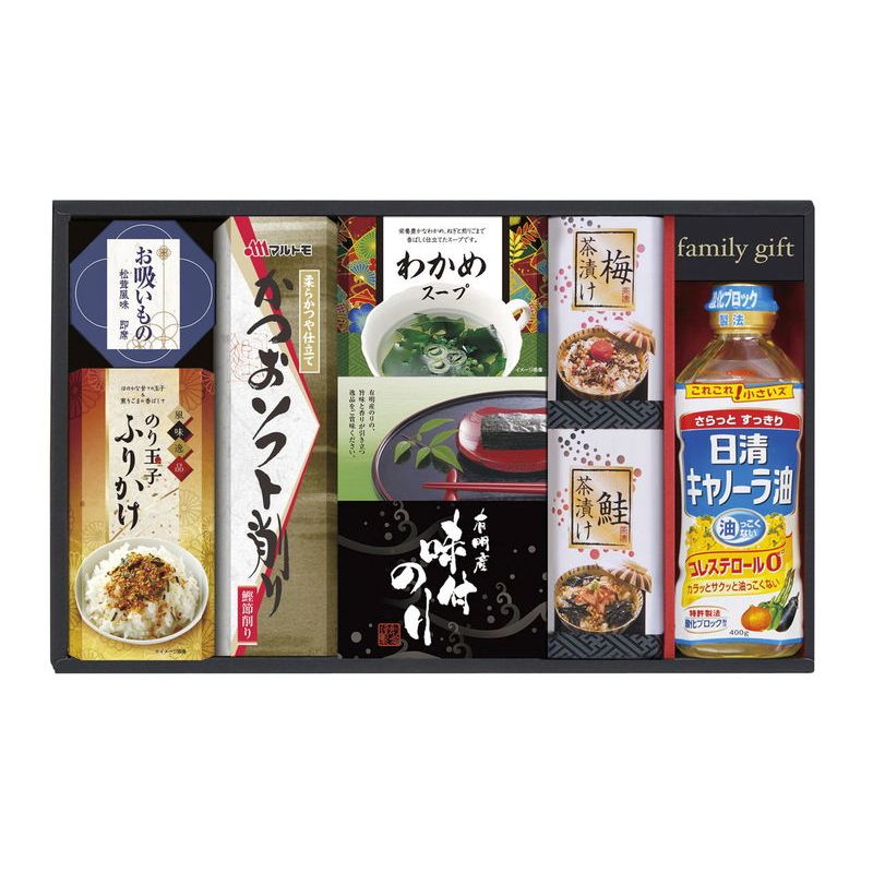 [お中元][お歳暮] [和楽膳] 日清オイリオ食卓詰合せ (WJ-30E)