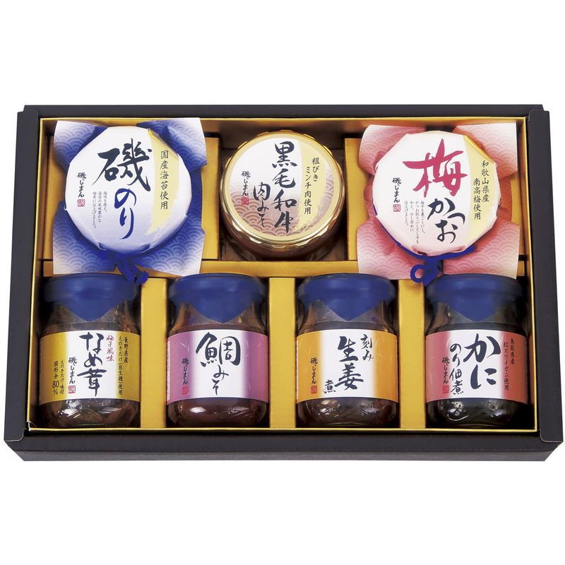 [お中元][お歳暮] 磯じまん ご飯のお供瓶詰セット (MT-30N)