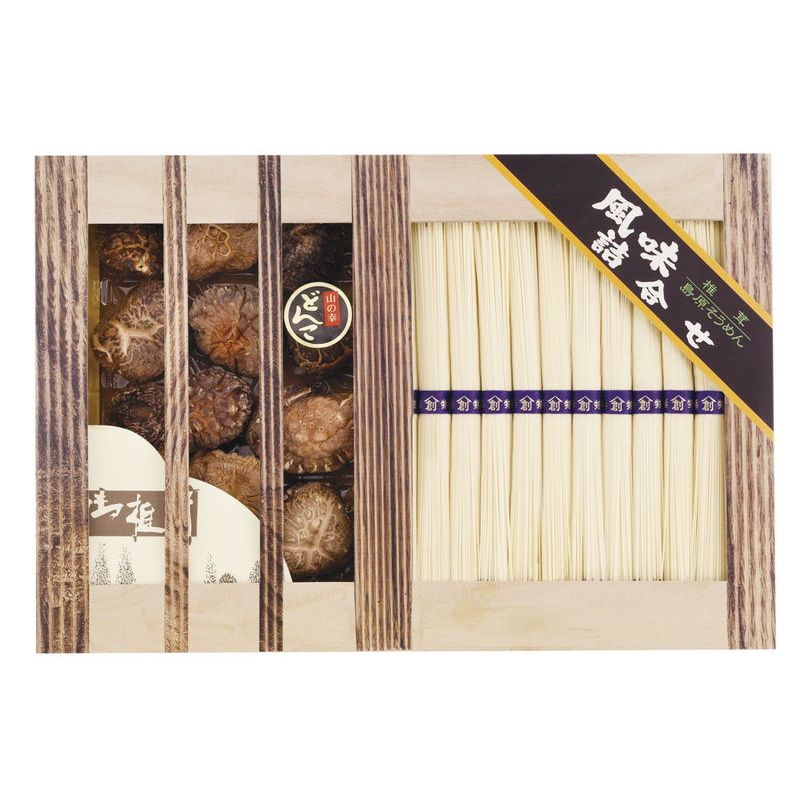 　ギフトサービスについて■商品名:国産椎茸と手延そうめん御詰合せ■メーカー品番:KBY-EJ3■温度帯:常温■賞味期間:690日間■商品内容:国内産原木どんこ椎茸55g・島原手延そうめん45g×12束 【小麦】■箱サイズ:箱258×378×44mm■生産国:日本■JAN:4580604645846■ブランド:乾物家商品特徴一覧2026年 贈りもの・お返しものギフト、【食品&洗剤ギフト[フードパーク No.22] → 価格帯別アイテム → 食品 → 定価5、000円(税別)前後-食品】、[フードパーク]、2026年、令和8年、ギフト、贈り物、内祝い、プレゼント、お返し、4580604645846、通信販売、通販、販売、買う、購入、お店、売っている、ショッピング2026年 贈りもの・お返しものギフト【乾物家 国産椎茸と手延そうめん御詰合せ (KBY-EJ3)】広告文責(有)イースクエアTEL:0120-532-772■商品名:国産椎茸と手延そうめん御詰合せ■メーカー品番:KBY-EJ3■温度帯:常温■賞味期間:690日間■商品内容:国内産原木どんこ椎茸55g・島原手延そうめん45g×12束 【小麦】■箱サイズ:箱258×378×44mm■生産国:日本■JAN:4580604645846■ブランド:乾物家※お客さま都合による、ご注文後の[キャンセル][変更][返品][交換]はお受けできませんのでご注意下さいませ。※当店では、すべての商品で在庫を持っておりません。記載の納期を必ずご確認ください。※ご注文いただいた場合でもメーカーの[在庫切れ][欠品][廃盤]などの理由で、[記載の納期より発送が遅れる][発送できない]場合がございます。その際は、当店よりご連絡させていただきます。あらかじめご了承ください。※リニューアル等により パッケージ、仕様、セット内容 が変更になる場合がございます。予めご了承下さい。こちらの商品は【お取り寄せ(5〜7営業日以内に発送予定)】となります。あらかじめご了承くださいませ。