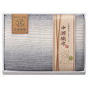中瀬織布 三重織ガーゼケット ブルー (NK2082)