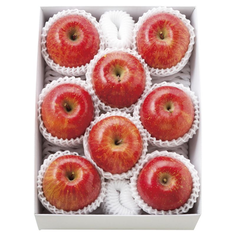 お歳暮 サンふじりんご 8玉 (2512137)(4)