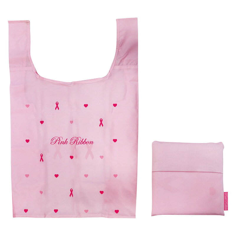 Shopping Bags, Ecology Bags - ピンクリボン ラインアップリボン エコバッグ (0715001100)